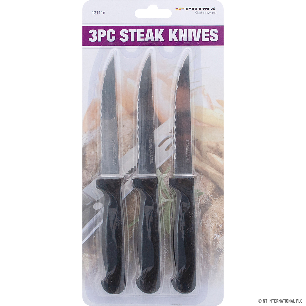 3 Pieces Steak Knife Set (12 IN BOX)